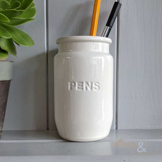 Ceramic pen pot