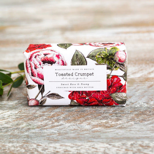 Sweet rose & peony soap