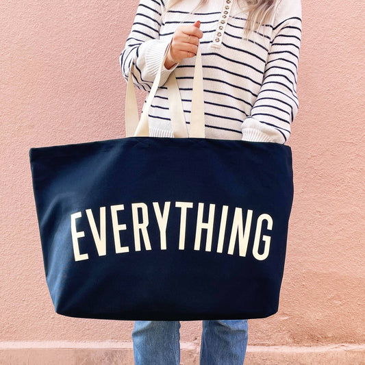 Everything - midnight blue REALLY big bag