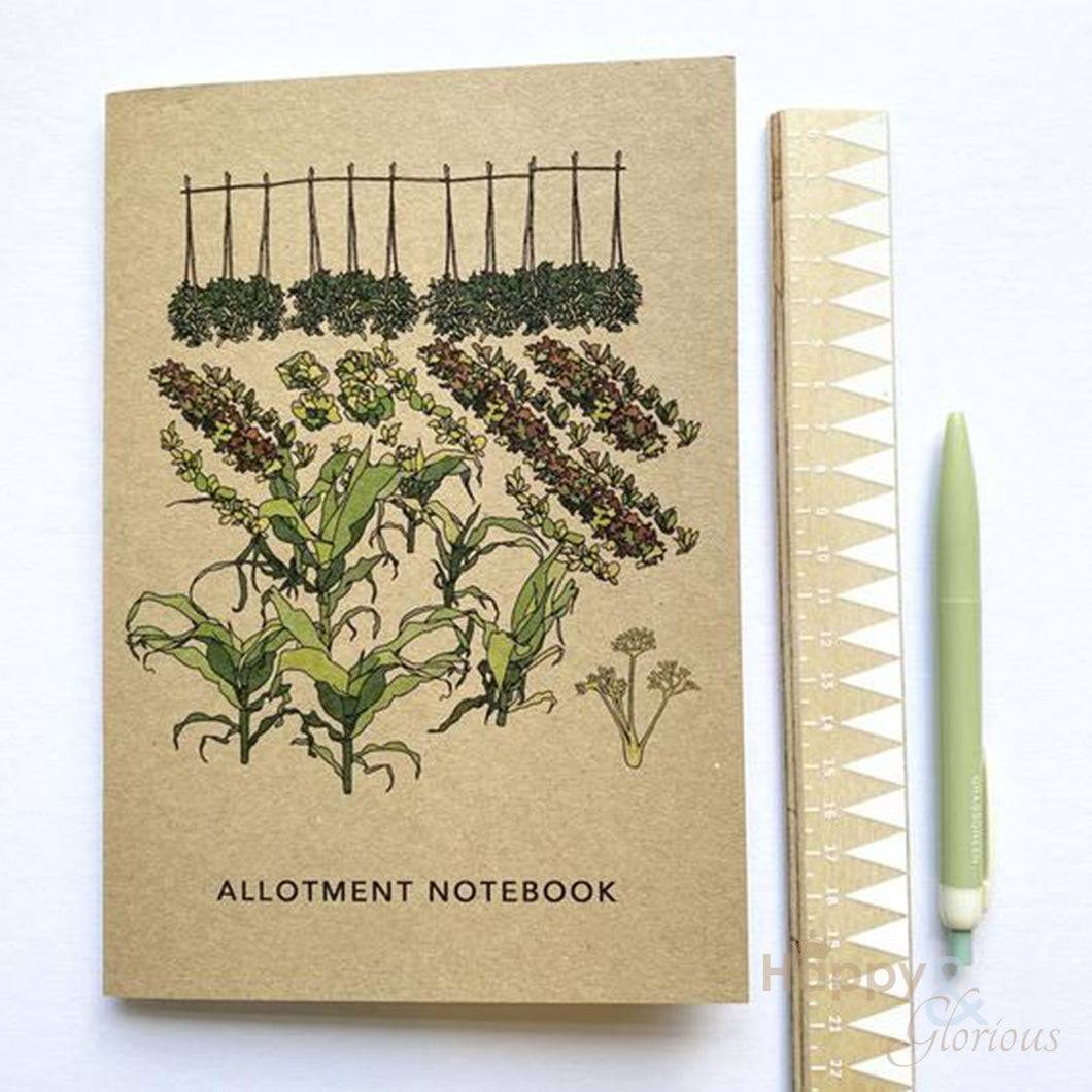 Allotment plans recycled notebook