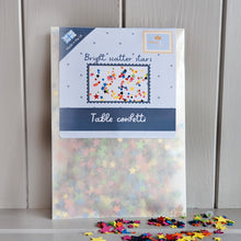 Bright stars paper table confetti