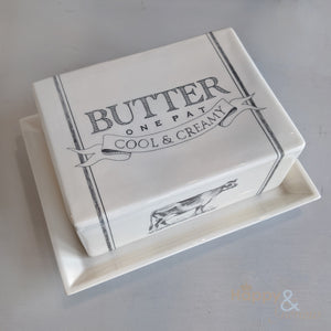 Ceramic dairy butter dish