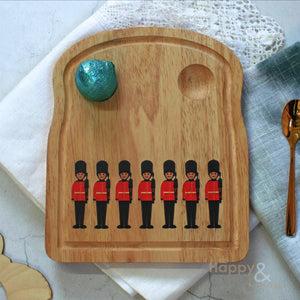 Egg & soldiers wooden toast board