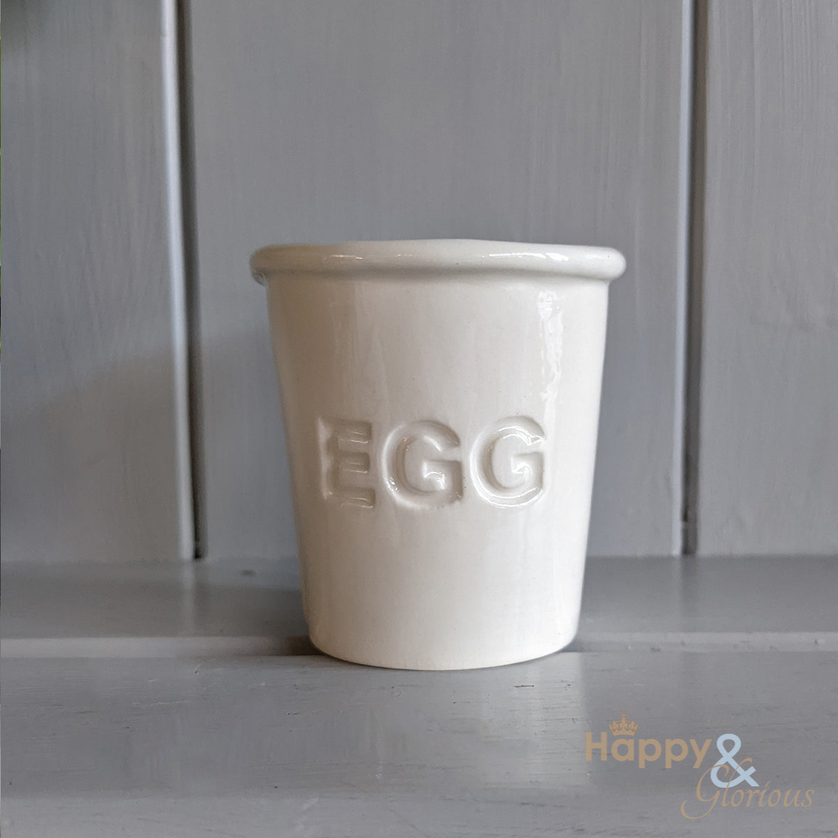 Ceramic egg cup by Katie Brinsley