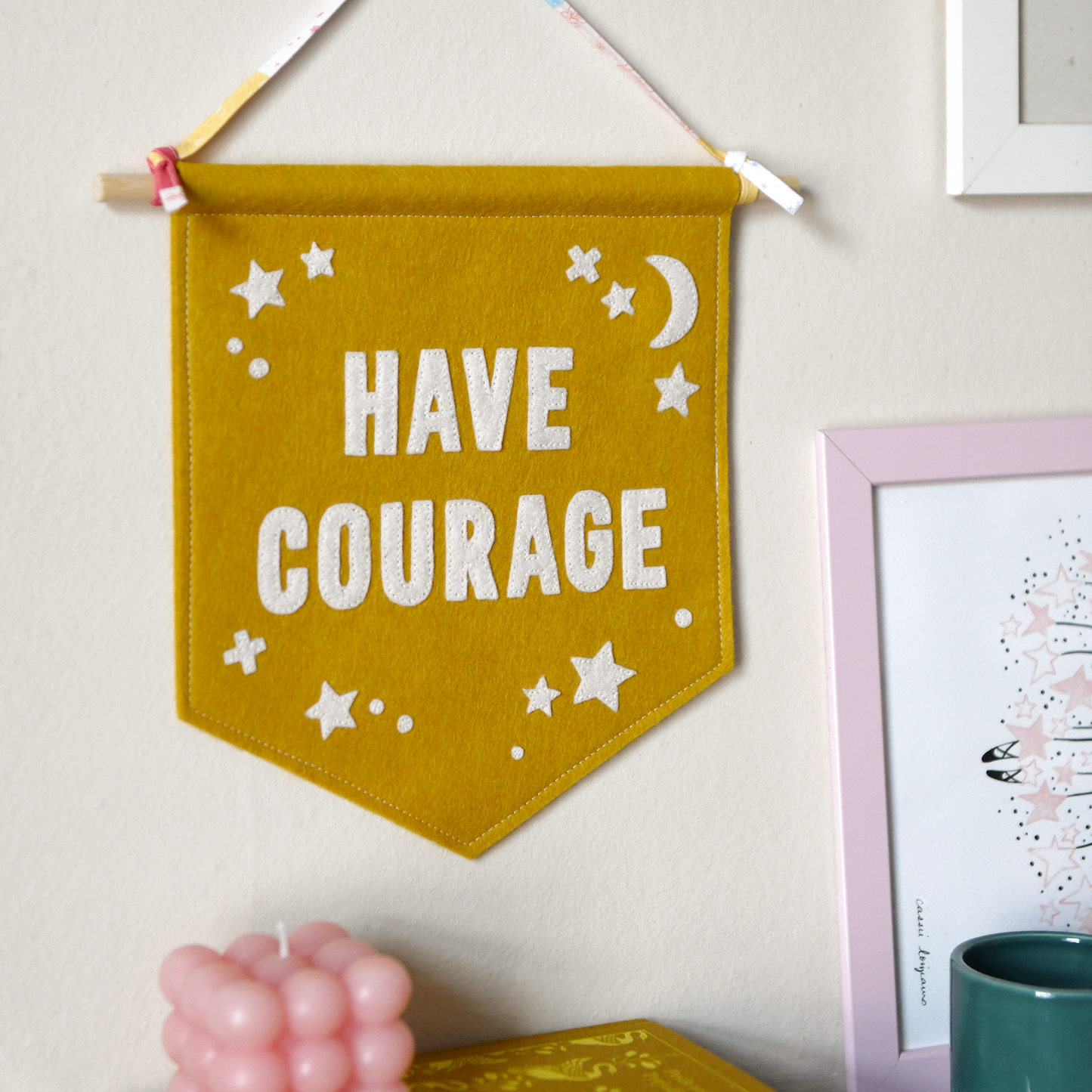 Have Courage positivity banner craft kit