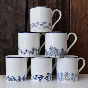 White bone china mug discount