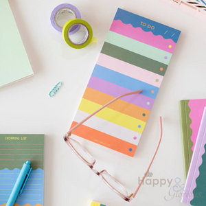 Rainbow magnetic to do list notepad