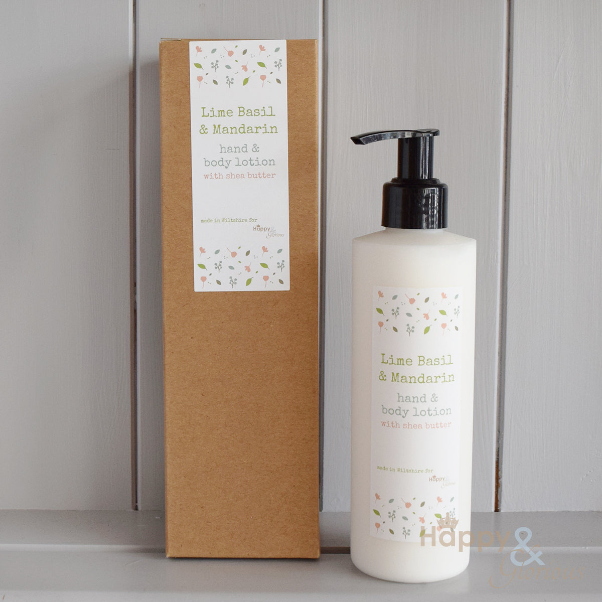 Lime Basil & Mandarin hand & body lotion