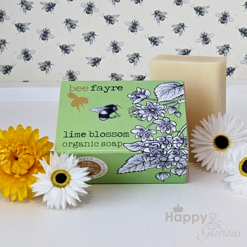 Lime blossom scented organic soap