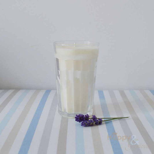 Lavender essential oil candle - natural plant wax