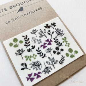 Houseplant nail art transfers - pack of 24