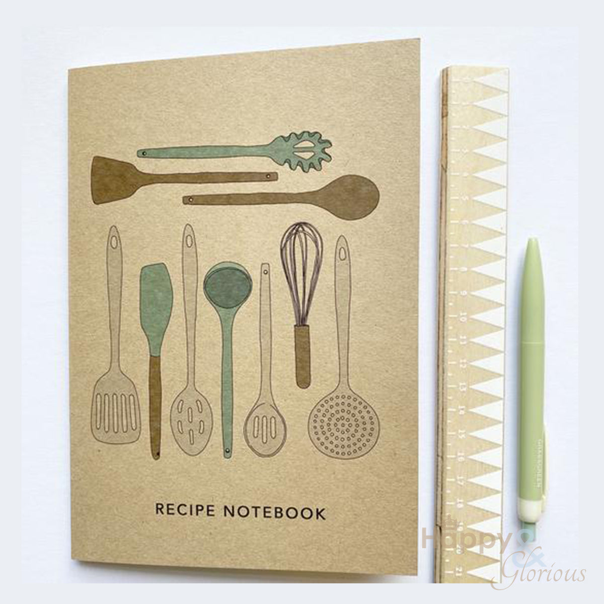 Recipes recycled notebook