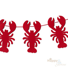 Jolly paper bunting - lobsters