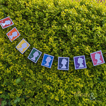 Jolly paper bunting - postage stamps