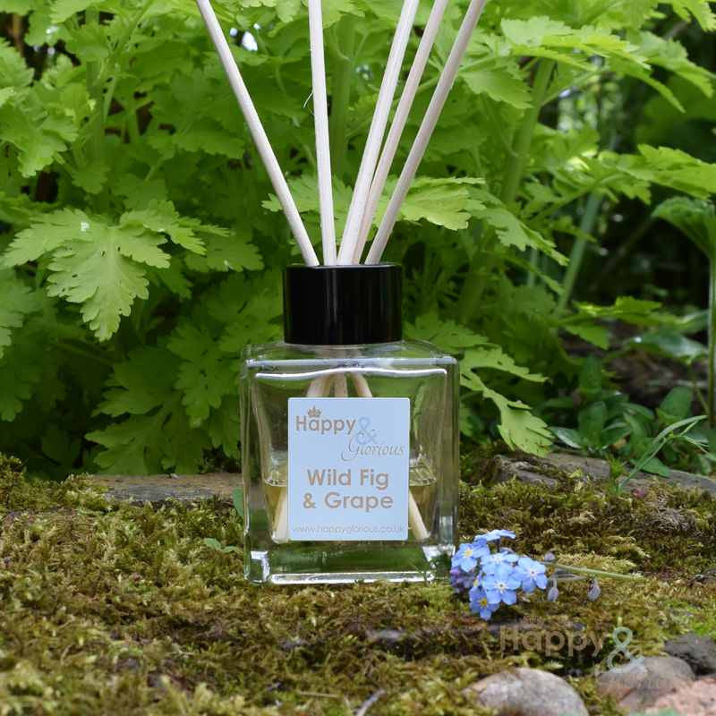 Wild fig & grape fragrance reed diffuser